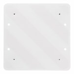 Plastic marker board 50 x 50cm with reflectors
