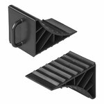 Wheel chock plastic with handle - set of 2