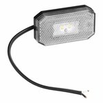 Marker light 12/24V white 80 x 44 mm LED