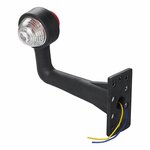 Width light red/white 185mm angled