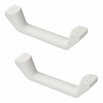 Manoeuvring handle white - set of 2 pieces