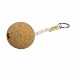 Key ring with cork ball (floating)
