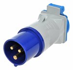 Converter plug from CEE to French socket