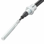 Brake cable 1030/1240mm socket dia 22mm suitable for Knott/Schlegl/Nieper/Avonride/BPW