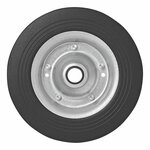 Nose wheel tire rim metal with rubber tire 200x50mm