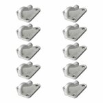 Rope hook metal 40x45mm 10 pieces