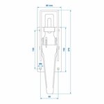 Tico tension lock 270x80mm