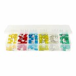 Mini plug-in fuses assorted 120 pieces in plastic box