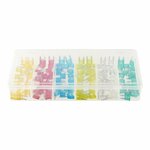 Mini plug-in fuses assorted 120 pieces in plastic box