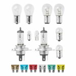 Spare bulb set H4 16-piece