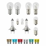 Spare bulb set H7 16-piece