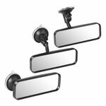 Rear-view mirror 164 x 55 mm with flex arm 4 cm and suction cup