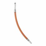 Flexible hose connection 25 cm red