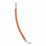 Flexible hose connection 25 cm red 45 grommet
