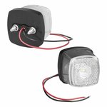 Marker light 9-30V white 61 x 61 mm LED