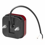 Marker light 12/24V red 65 x 65 mm LED