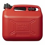 Jerrycan 10L plastic red UN-approved