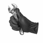Gripp-It nitrile gloves XL black dispenser box of 50 pieces