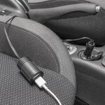 Extension cable 1M with USB charger 2-way type A 12V/24V