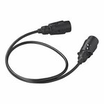 Extension cable 1M with 2x plug 7-pin PVC