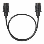 Extension cable 1M with 2x plug 7-pin PVC
