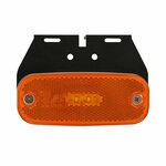 Side marker light 10-30V orange 110x45mm LED with holder