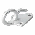 Rope hook metal with eye 70 x 40 mm 5 pieces