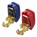 Battery terminal clamp set (+) and (-) with quick-release