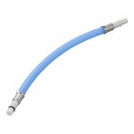 Flexible hose connection 25 cm blue in polybag