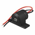 USB surface-mounted socket type A 2100mA 12V/24V