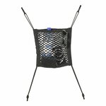 Storage net elastic 26x28cm double with plastic hooks NS-7