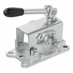 Clamp 48mm cast iron with tilting lever for jockey wheel