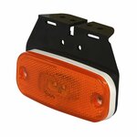 Side marker light 10-30V orange 110x45mm LED with holder