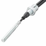 Brake cable 1630/1840mm bush dia 22mm suitable for Knott/Schlegl/Nieper/Avonride/BPW