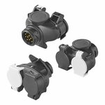 Adapter plug from 13 to 2x 7-pin type N S