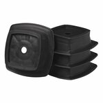 Underlay plates stackable for extension supports - set of 4 pieces