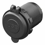 USB fast charger built-in 2-way 12/24V 3A type A + C