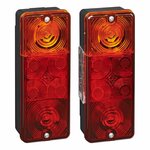 Rear light 4 functions 210x83mm