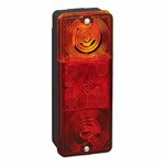 Rear light 3 functions 210x83mm