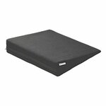Wedge-shaped seat cushion