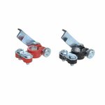 Battery terminal clamp set (+) and (-) with quick-release red/black