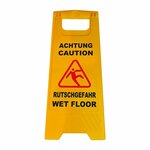Warning sign Caution slippery floor