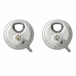Disc lock 70mm 2 pieces keyed alike