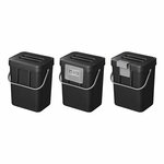 Waste bin with lid 5L for caravan/camper