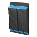 Wall-mounted storage bag for ramps