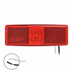 Marker light 12/24V red 110x40mm LED