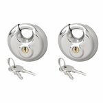 Disc lock 70mm 2 pieces keyed alike