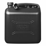 Jerrycan 20L plastic black UN-approved