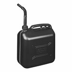 Jerrycan 20L plastic black UN-approved