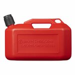 Jerrycan 10L plastic red UN-approved (low model)